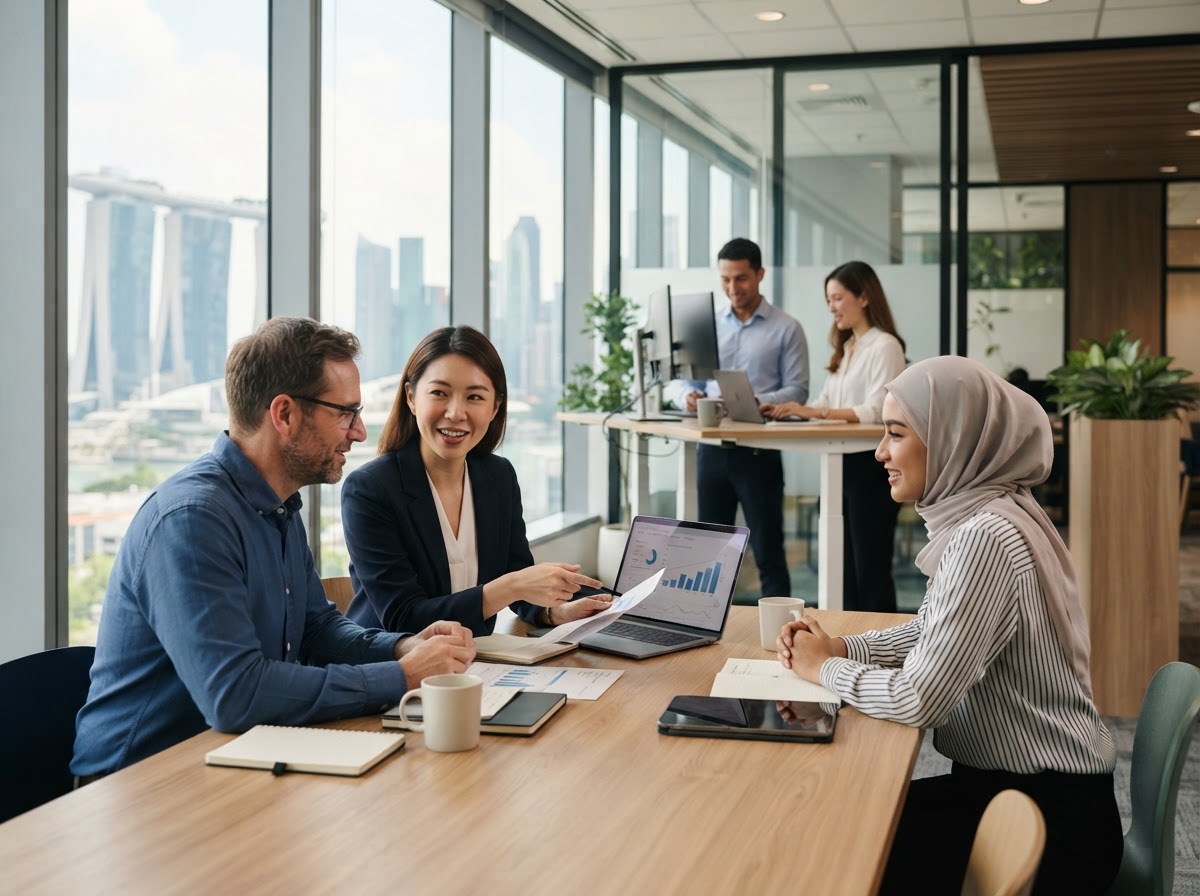 Keen Mintonage team reviewing an AI-driven financial analysis workflow